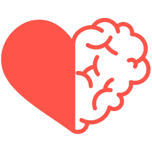 Mental Health Heart Brain Icon