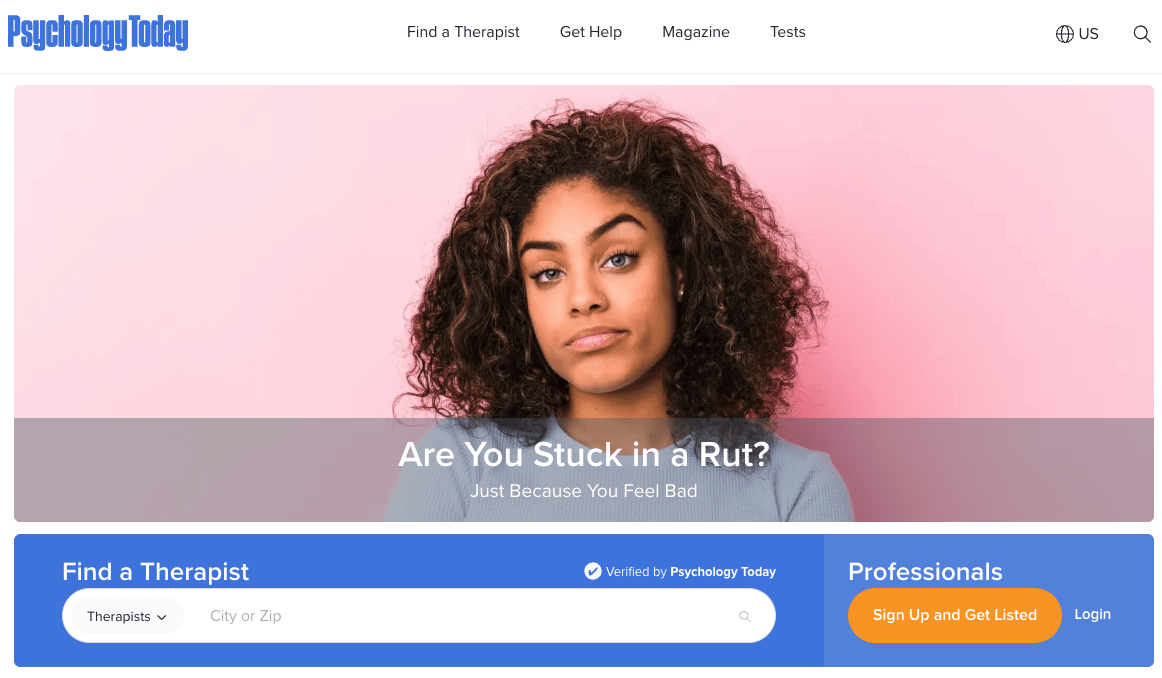 Psychology Today Homepage